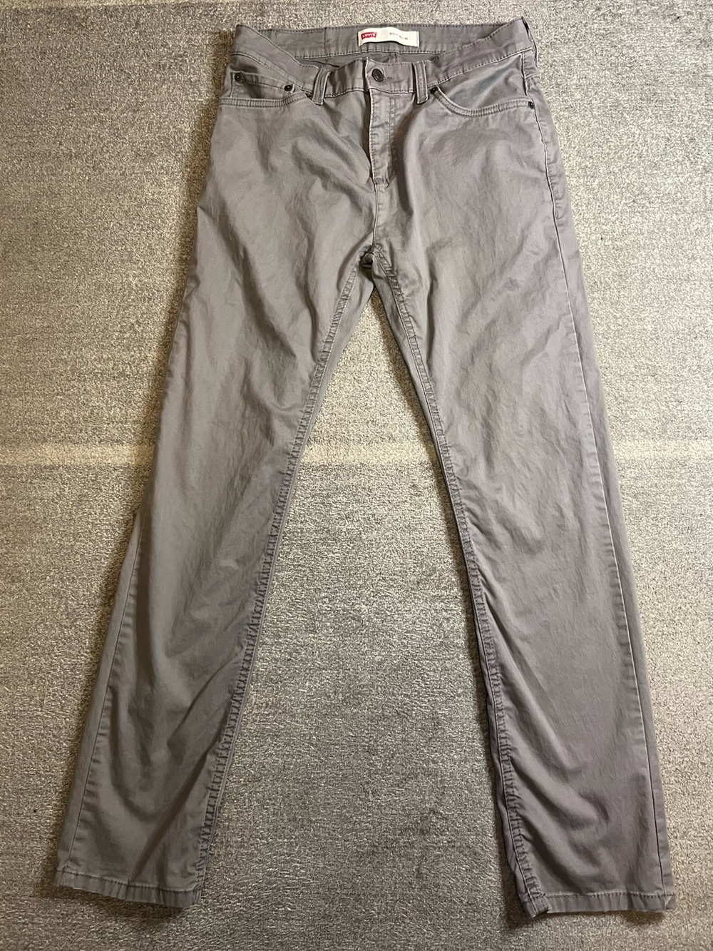 Levi's 511™ Slim Gray Pants 30x30 comfy cotton blend preppy EUC